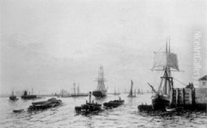 The Mouth Of The Thames by Edward Henry Eugene Fletcher