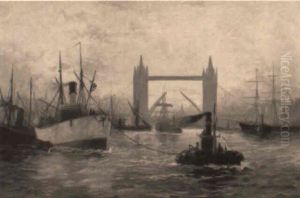 Tower Bridge by Edward Henry Eugene Fletcher
