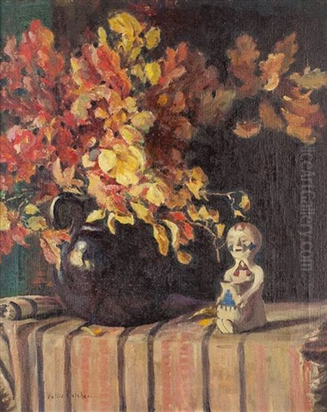 Still Life With Flowers And Kachina - view 1