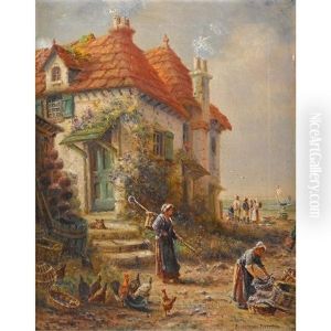 Old Whitby, Fishing Village Along Yorkshire Coast, England