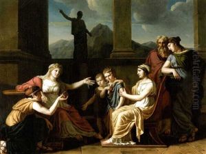 Cornelie, Mere Des Gracques by Antoine-Claude Fleury