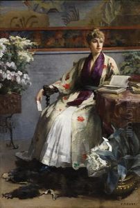 Lesende Dame