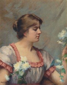 Arranging The Chrysanthemums