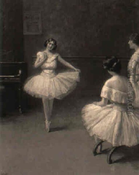 Ballerinas In A Studio - view 1