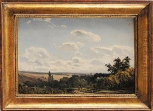Vallee De La Seine by Francois-Antoine-Leon Fleury