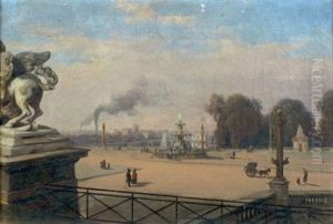 Paris, Vue De La Place De La Concorde