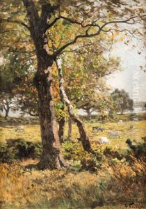 Sommerliche Landschaft by Paul Franz Flickel