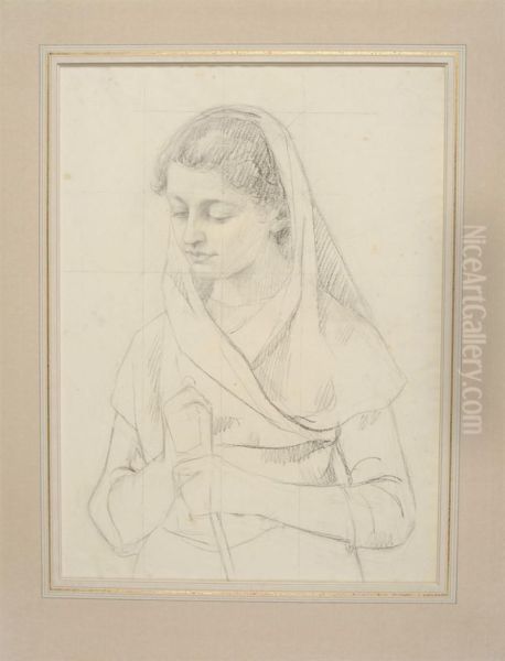 Figure Study For An Unknown Painting - view 1