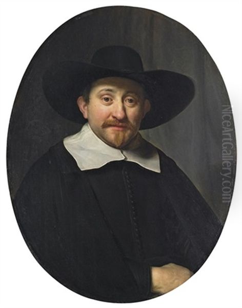 Portrait Of A Man In A Broad-brimmed Hat - view 1