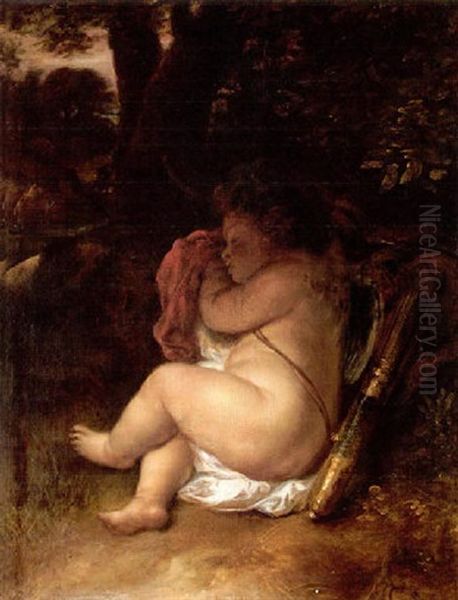 A Sleeping Cupid - view 1