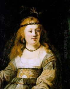Portrait De Saskia by Govaert Flinck Cleve