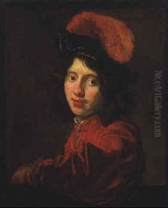 Bildnis Eines Jungen Mannes Mit Federbarett Bildnis Eines Jungen Mannes Mit Federbarett