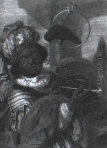 A Moor With A Pipe And A Parrot