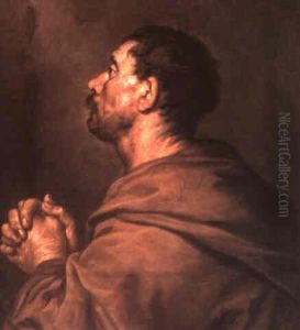 Man At Prayer by Govaert Flinck Cleve