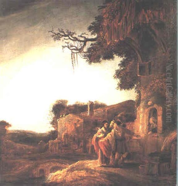 Christ's Arrival At The House Of Emmaus - view 1