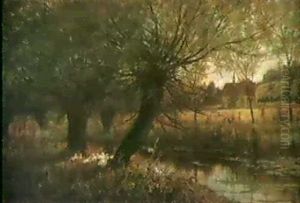Weide Am Bach by Saville Lumbley Flint