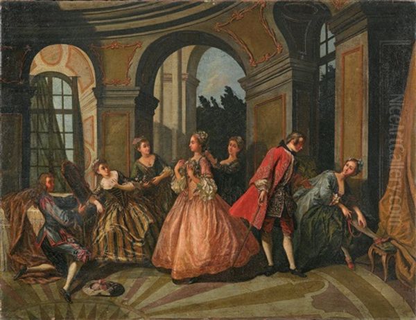 Interieurszenen (pair) - view 1