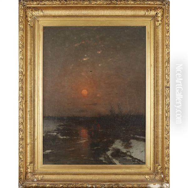 Peasants In Moonlight - view 1