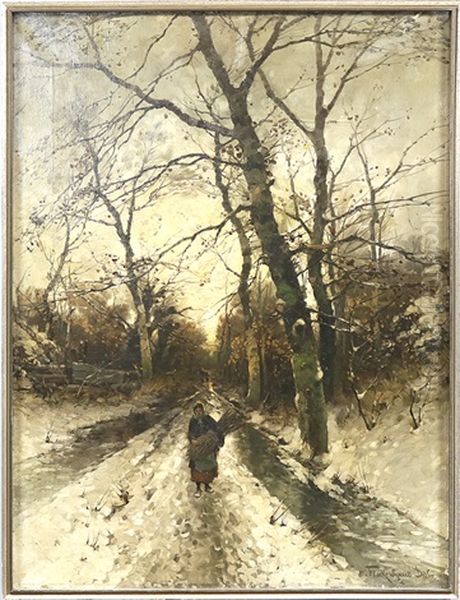 Auf Dem Winterlich Verschneiten Weg - view 1