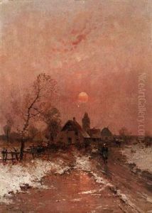 Winter Am Niederrhein by Heinz Flockenhaus