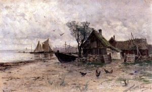 Motiv Fran Hvitemolle by Karl Samuel Flodman