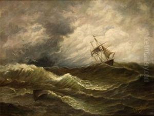 Barco En La Marejada by Enrique Florido Bernils