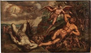 The Sleeping Hercules And The Pygmies