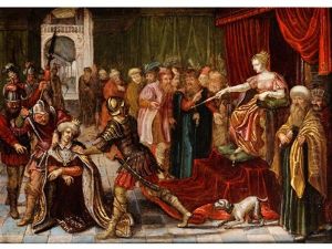 Das Urteil Der Konigin by Frans Floris