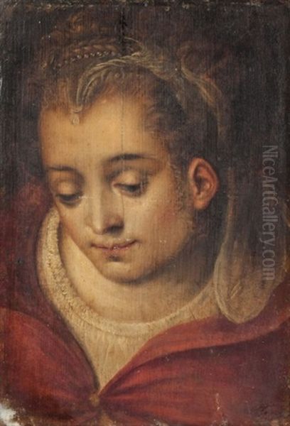 Portrait De Femme A La Parure De Perles - view 1