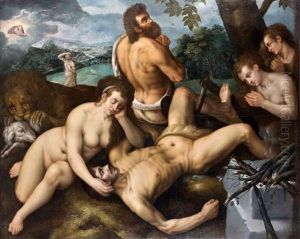Adam Et Eve Pleurant La Mort D'abel