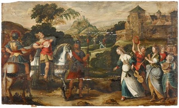 Jephthah Keeps His Vow To Jehovah - view 1