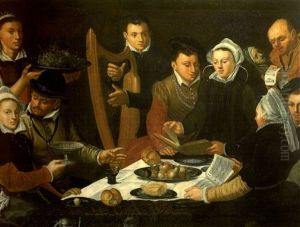 Le Concert Pendant Le Repas by Frans Floris