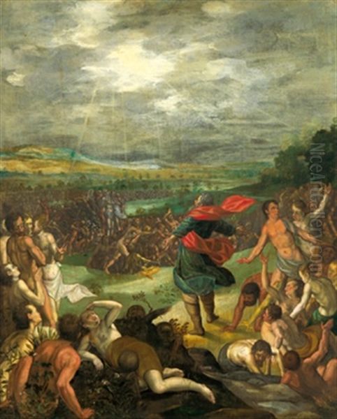 Moses Empfangt Von Gott Den Auftrag, Die Israeliten Aus Agypten Durch Die Wuste Zum Berg Sinai Zu Fuhren - view 1