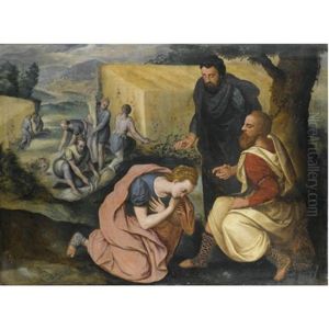 Ruth And Boaz by Frans Floris