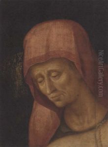 Head Of An Old Lady by Frans Floris