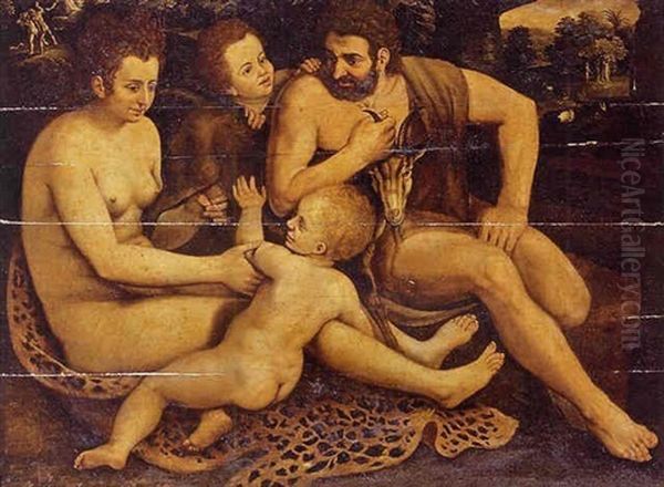 Adam And Eve With Cain And Abel - view 1