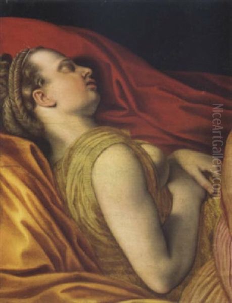 A Sleeping Nymph - view 1