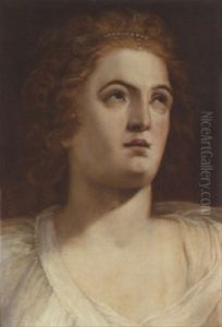 Portrait Of A Woman Wearing A White Shirt