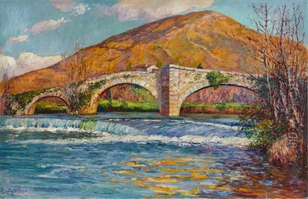 Le Pont Romain, Bidarray (?) - view 1