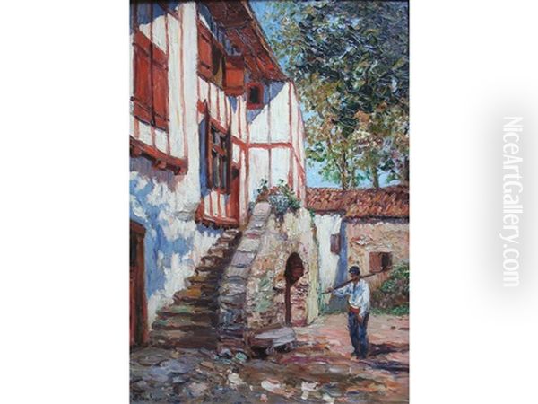 The Farmyard; The Town Square (pair) - view 1