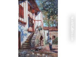 The Farmyard; The Town Square (pair)