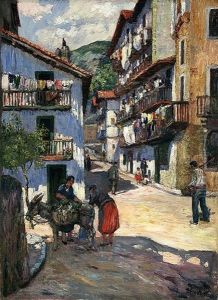 Village Street Scene