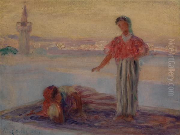 Femmes Sur Une Terrasse Atunis - view 1