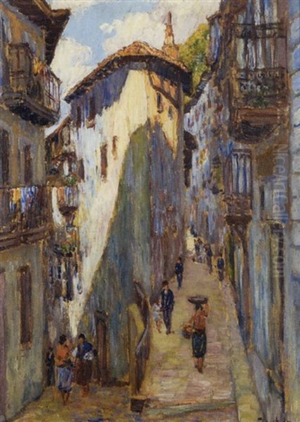 Rue Animee Au Pays Basque - view 1