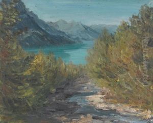 Blick Auf Den Brienzersee by Johann Peter Flueck