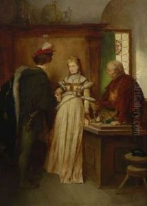 Besuch Beim Goldschmied by Joseph Flueggen
