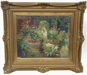 Jardin De L'artiste En Fleurs by Albert Aublet