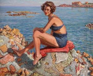 Apres Le Bain Dans La Mer