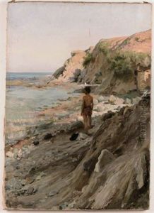 Marina A Castiglioncello by Ruggero Focardi