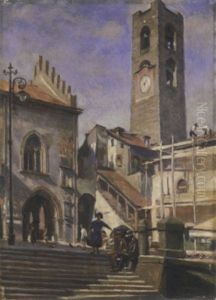 Il Campanone (bergamo) by Ruggero Focardi